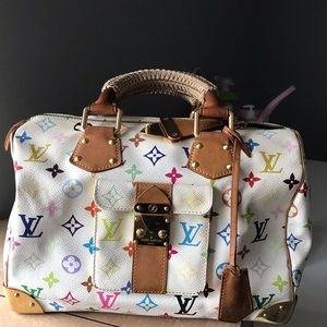 *Sold*Authentic Louis Vuitton Speedy multicolor